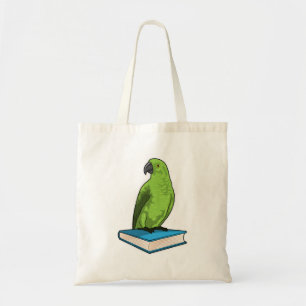 Bolsa Tote Papagaio com Livro