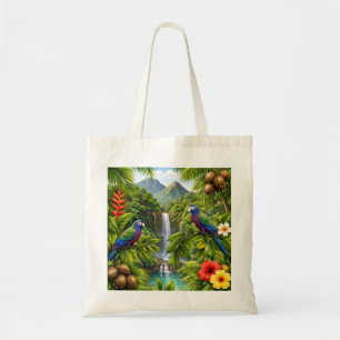 Bolsa Tote Papagaio da Floresta Tropical de Dominica