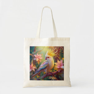 Bolsa Tote Papagaio de Asa Iridescente Fantasia