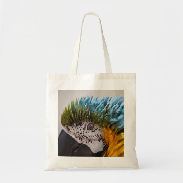 Bolsa Tote Papagaio do Macaw - saco (Frente)