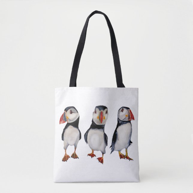 Bolsa Tote papagaio-do-mar em setembro (Frente)