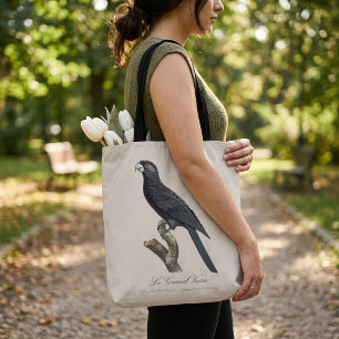 Bolsa Tote Papagaio-do-vasa-maior, Coracopsis Vasa Ilustração