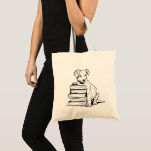 Bolsa Tote Papagaio e Livros