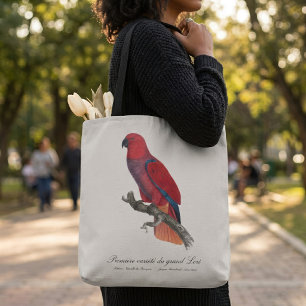 Bolsa Tote Papagaio Eclectus de Vosmaer, Eclectus Roratus Vos