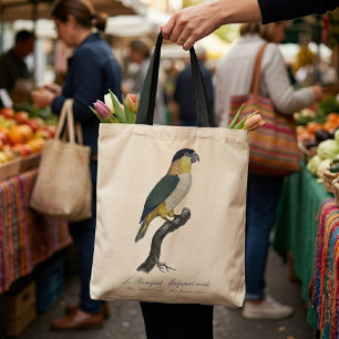 Bolsa Tote Papagaio-Maleiro-de-Cabeça-Preta, Pionites Melanoc