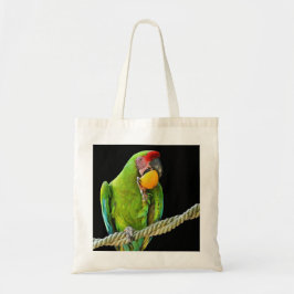 Bolsa Tote Papagaio Verde Ara Militaris
