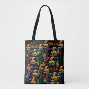 Bolsa Tote Papagaios de Festa