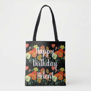 Bolsa Tote Papagaios Laranja Floris Florres Bag