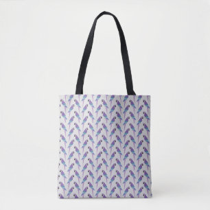 Bolsa Tote Papagaios roxos