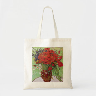 Bolsa Tote Papagaios Vermelhos e Visitas por Vincent Van Gogh
