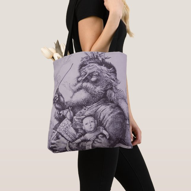 Bolsa Tote Papai Noel (Close Up)