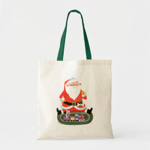 Bolsa Tote Papai noel com trem
