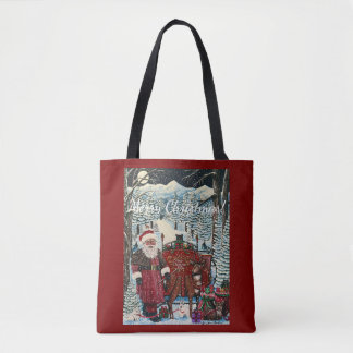 Bolsa Tote Papai Noel está Pronto