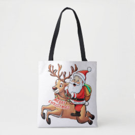 Bolsa Tote Papai Noel Felry Natal