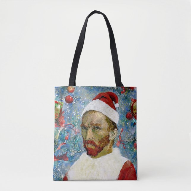 Bolsa Tote Papai Noel, Van Gogh (Frente)