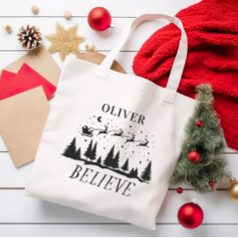 Bolsa Tote Papais noeis acreditam na tradicional foto preta d