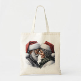 Bolsa Tote Papais noeis afro-americanos e Sra. Claus Tote Bag