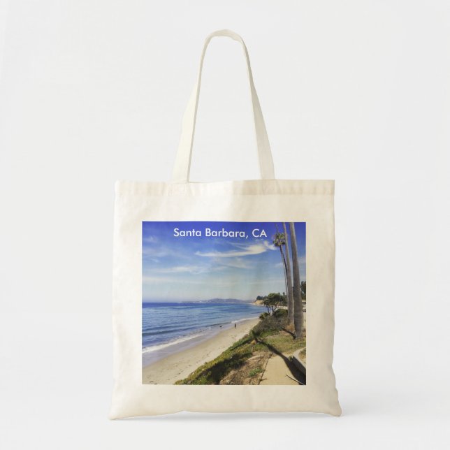 Bolsa Tote Papais noeis Barbara California Butterfly Beach Mo (Frente)
