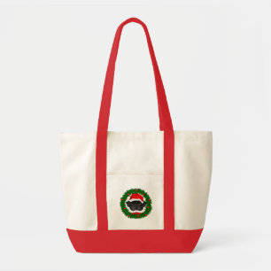 Bolsa Tote Papais noeis Black Pug
