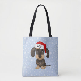 Bolsa Tote Papais noeis de Dachshund Chamados por Wirehaired 