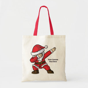 Bolsa Tote Papais noeis de dança personalizados de gravação d