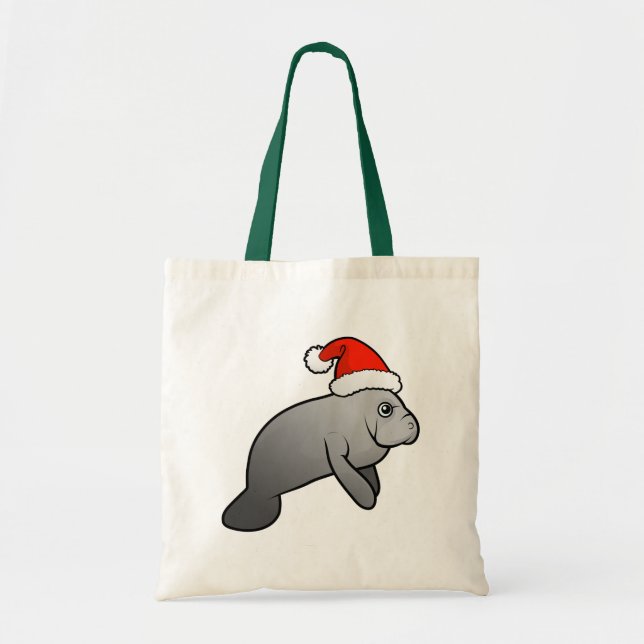 Bolsa Tote Papais noeis de Manateio de Natal (Frente)
