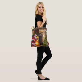 Bolsa Tote Papais noeis de Natal