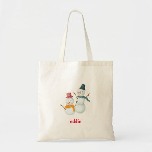 Bolsa Tote Papais noeis de Natal Decorativos Personalizados