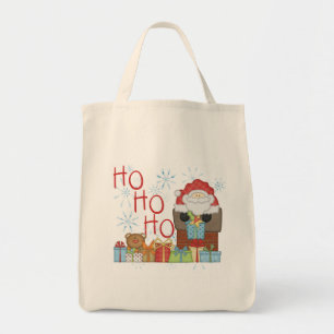 Bolsa Tote Papais noeis Ho Ho Ho Camisetas e presentes