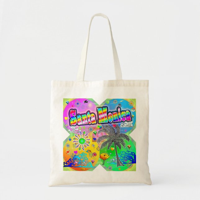 Bolsa Tote Papais noeis Mônica Quadro Seasons Tote Bag (Frente)