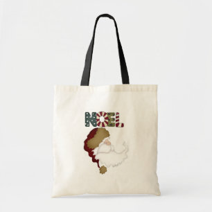 Bolsa Tote Papais noeis Noel Holiday T-shirts e presentes