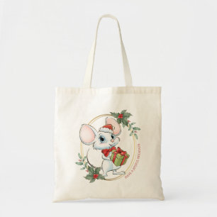 Bolsa Tote Papais noeis Papais noeis de mouse Gata de Natal