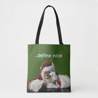 Bolsa Tote Papais noeis se divertem um pouco