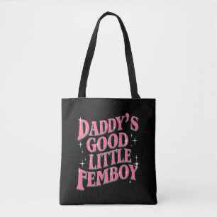Bolsa Tote Papaizinho do Bom Menino Afeminado Orgulho Gay LGB