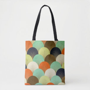 Bolsa Tote Papel de parede colorido: design artístico.