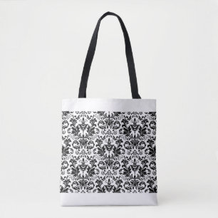 Bolsa Tote Papel de parede no estilo Barroco. Fundo sem falha