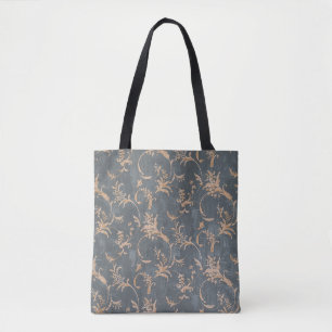 Bolsa Tote Papel de parede para ornamentação de vintagem de r