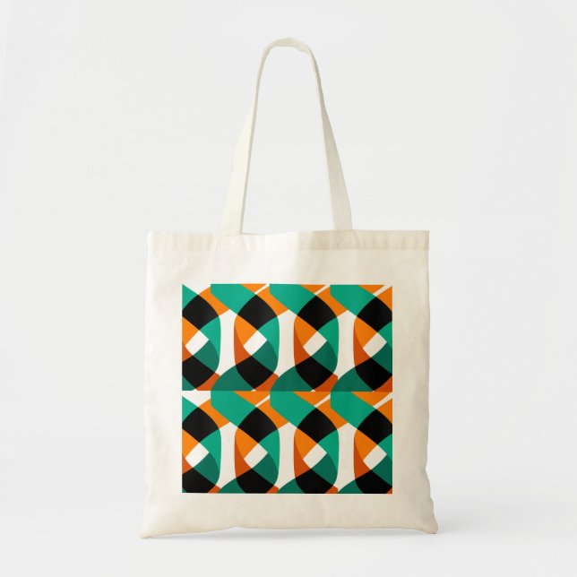 Bolsa Tote Papel de parede retrô: Design de vinheta (Frente)