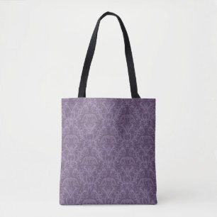 Bolsa Tote Papel de parede roxo luxuoso