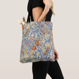 Bolsa Tote Papel de Parede Vitoriano Gold Lily de William Mor