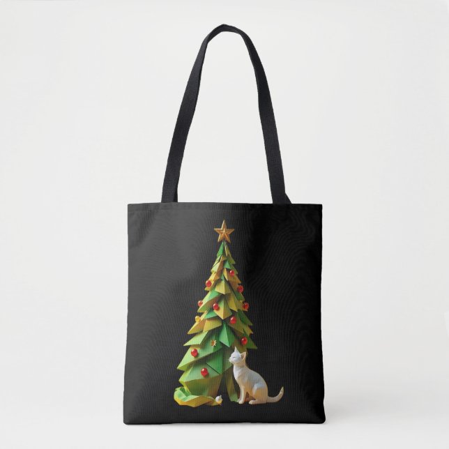 Bolsa Tote Papelão de Natal (Frente)