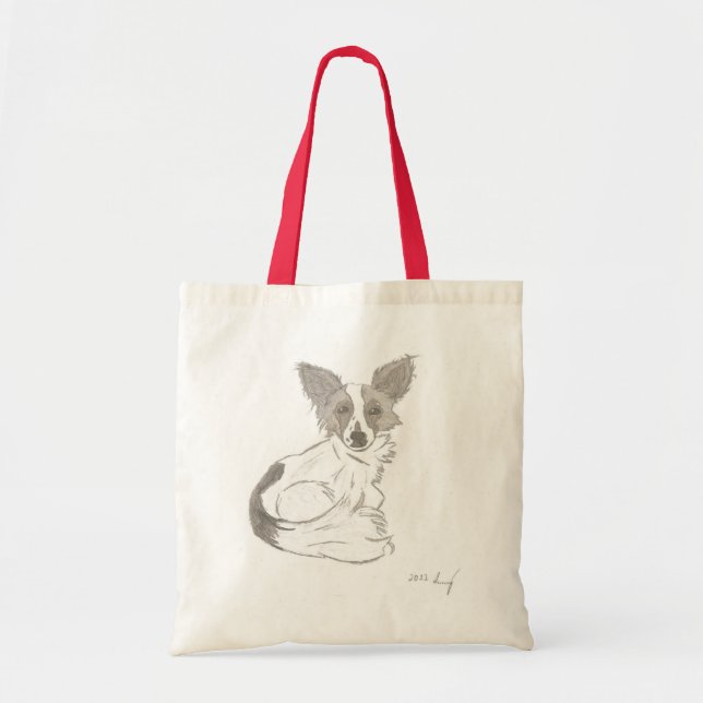 Bolsa Tote Papillon Sketch Tote Bag (Frente)