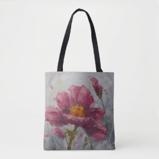 Bolsa Tote Papoila cor-de-rosa