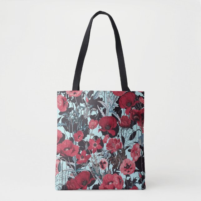 Bolsa Tote Papoila Floral (Frente)