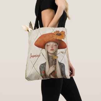 Bolsa Tote Papoula | Arte Boho Personalizada