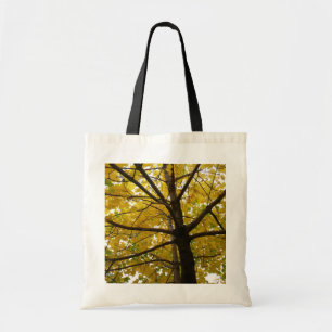 Bolsa Tote Par de Árvores de Bordo Amarelas Natureza de Outon
