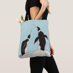 Bolsa Tote par de pinguins