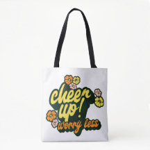 BOLSA TOTE PARA MULHERES ANIMEM-SE E PREOCUPEM-SE