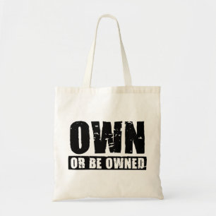 Bolsa Tote Para possuir ou ser saco (preto-afligido) possuíd
