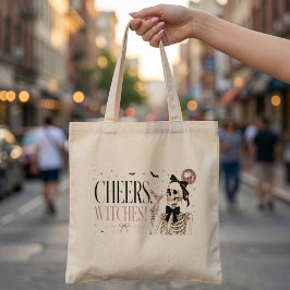 Bolsa Tote Parabéns Bruxas Esqueleto Halloween 